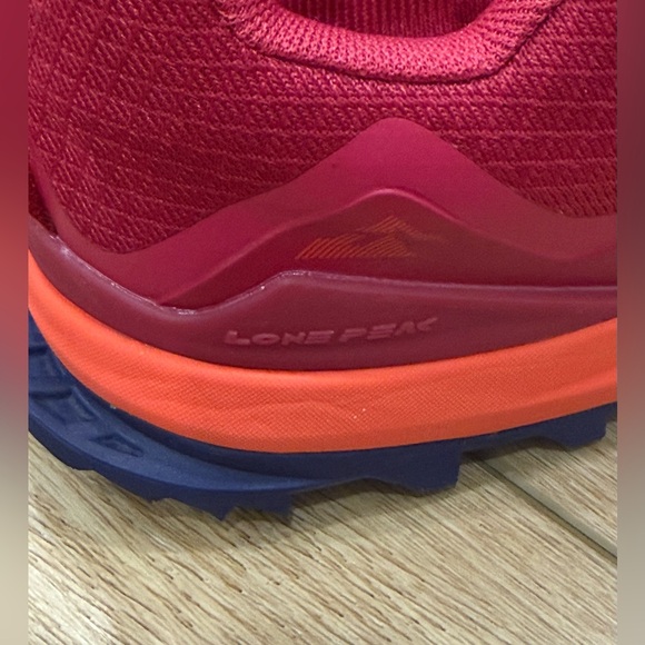 Altra Lone Peak Women’s 8.5 Trail Running Shoes Pink Orange EUC - Picture 4 of 10